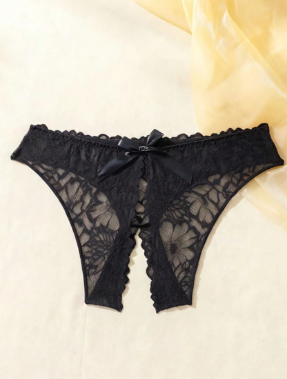 Amara – plus size csipkés nyitott tanga
