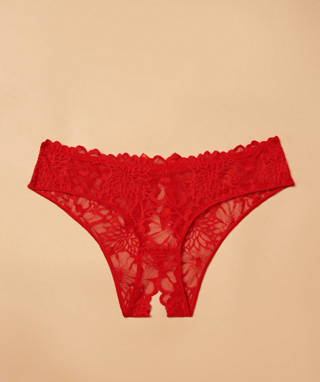 Amara – plus size csipkés nyitott tanga