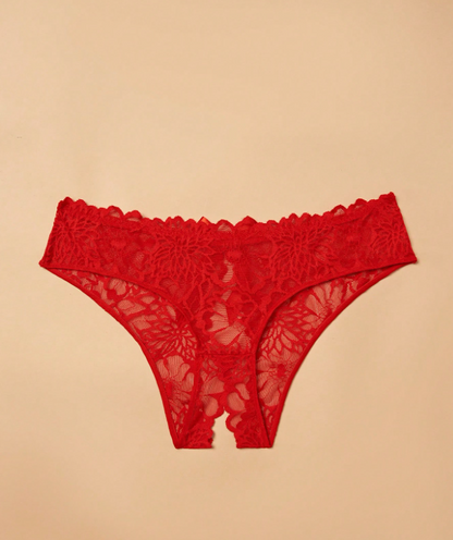 Amara – plus size csipkés nyitott tanga