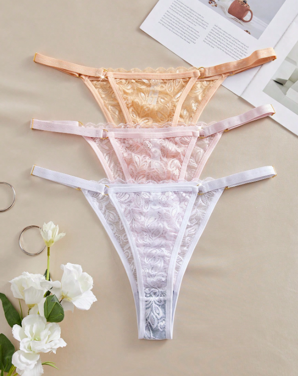 3db plus size csipke tanga